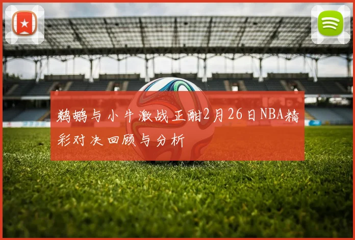 鹈鹕与小牛激战正酣2月26日NBA精彩对决回顾与分析